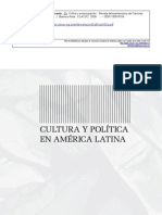Cultura y política en America Latina