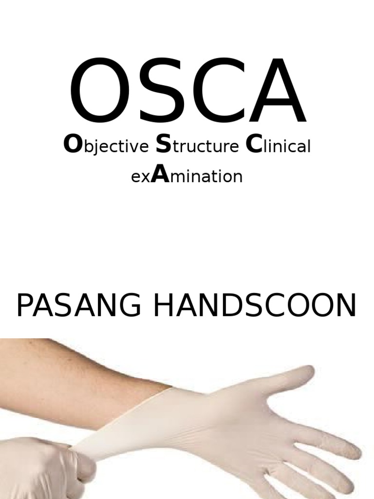 OSCA: Clinical Examination Guide | PDF