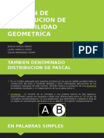 Funcione de Distribucion de Probabilidad Geometríca