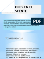 Adicciones en El Adolescente Diapositivas