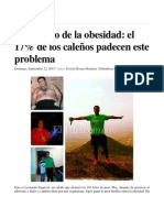 El Infierno de La Obesidad. Noticia El País Cali Sept-22-2013