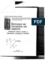 Estudos de filosofia do direito - Tárcio Sampaio