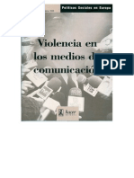 La Violencia en Los Medios de Comunicacion Politicas Sociales en Europa Edicion 1935