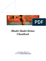 Boulder Kirtan - Bhakti Shakti Kirtan Chantbook - 2008-01-18