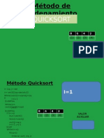 Método de Ordenamiento - QUICKSORT - 1