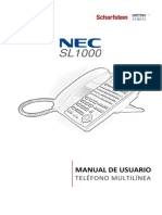 Central NEC SL1000 Manual de Uso