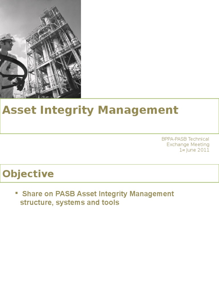 Asset Integrity Management Overview | PDF | Technology & Engineering