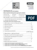 Worksheet Pump Lift Below Main Tank
