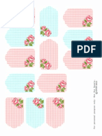 Free Floral Printable Gingham Tags FPTFY 2