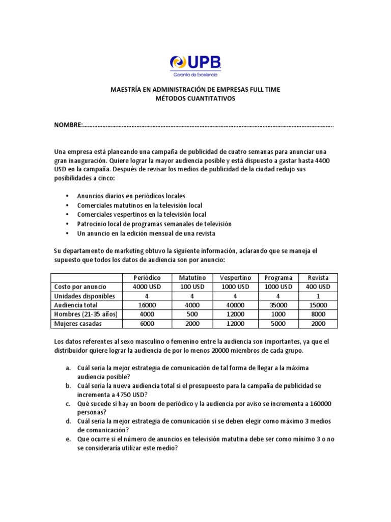 1-Examen 1P | PDF | Crecimiento personal y profesional | Negocios