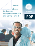 Nebosh National Diploma Examiners Report July 2012 Unit B