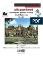 Moving Montgomery Forward: Code and Regulatory Opportunities For Advancing Efficient, Affordable Homes May 9, 2014