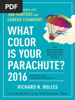 What Color Is Your Parachute? 2016 by Richard Bolles - Tips On Interviewing For A Job