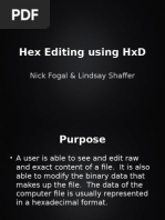 HEX Editor Guide | PDF | Computer File | File Format