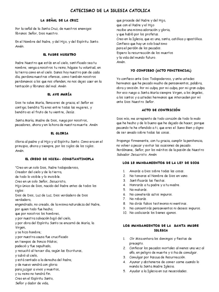 Catecismo de La Iglesia Católica Penitencia