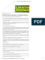 Deducciones Personales y Estímulos Fiscales