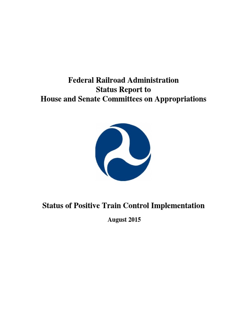 PTC Implementation Status Report 2015 | PDF | Rail Transport ...