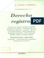 Derecho Registral - Américo Atilio Cornejo