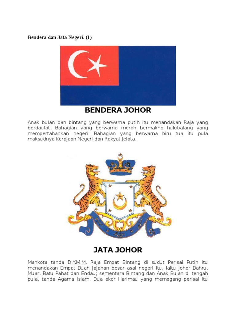 Bendera Dan Jata Negeri