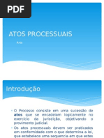 Atos Processuais