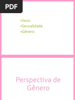 Slides Questão de Gênero