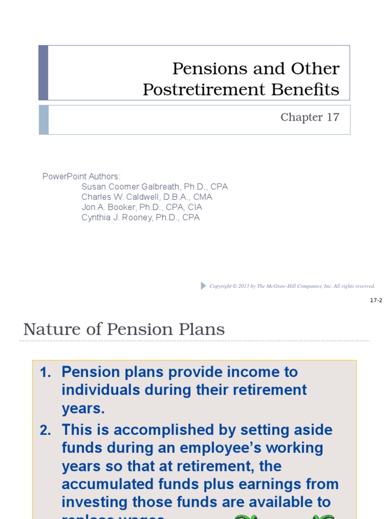 Chapter 17 Defined Benefit Pension Plan Pension