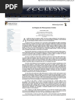 As Origens Do Monaquismo Cristão