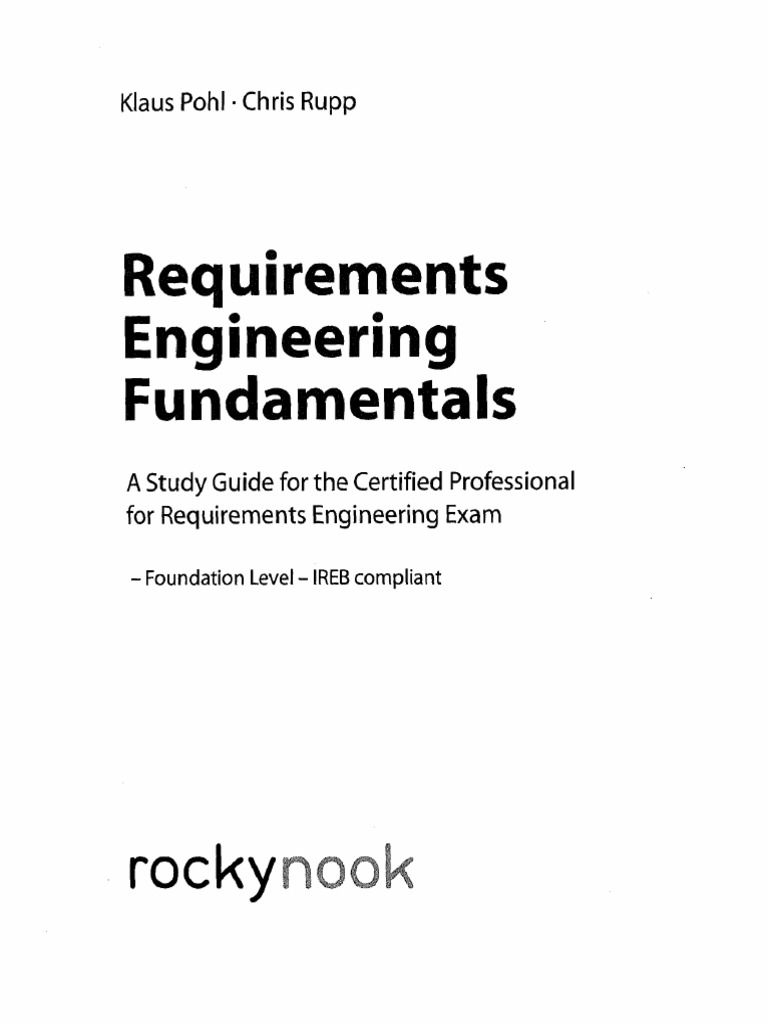 Requirements Engineering Fundamentals Study Guide for the Certified ...