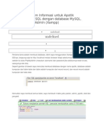 Membuat Sistem Informasi Untuk Apotik Menggunakan SQL Dengan Database MySQL