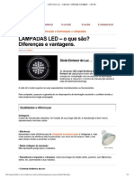 LAMPADAS LED - o Que São... e Vantagens. - FazFácil