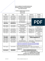 0-PAST543 ClinMed-III Schedule 2015