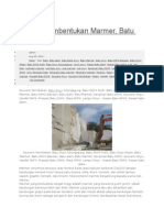 Proses Pembentukan Marmer