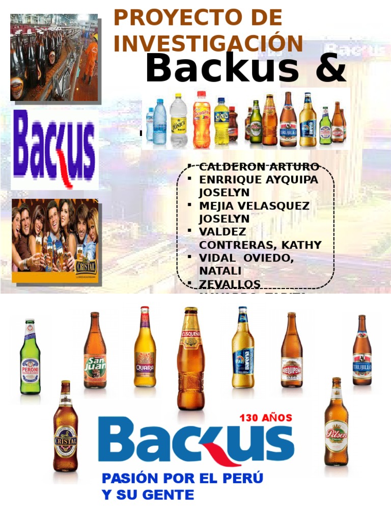 Productos y Marcas de Backus Perú | PDF | Distribución (comercial) | Perú