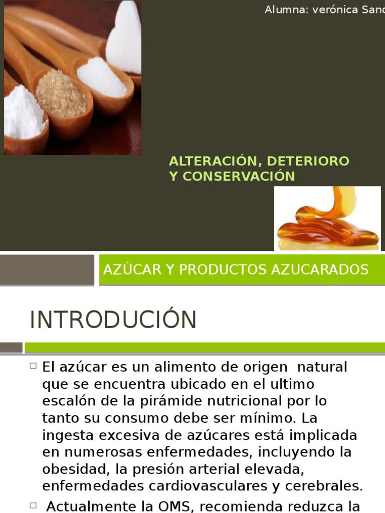 Azucar y Productos Azucarados | PDF | Azúcar | Dieta y nutrición