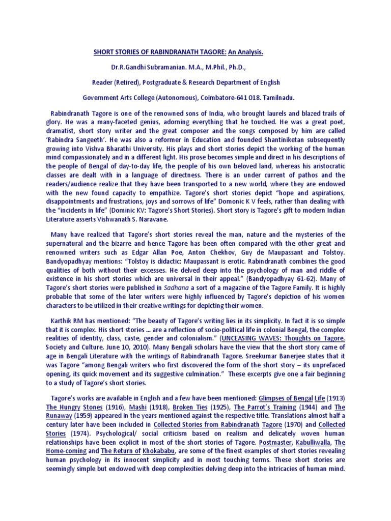 the-short-stories-of-rabindranath-tagore-pdf-rabindranath-tagore