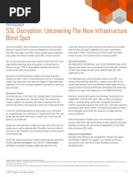 SSL Decryption - Uncovering The New Infrastructure Blind Spot - Gigamon Whitepaper