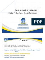 EKMA4111 - Pengantar Bisnis - Modul 7 PDF