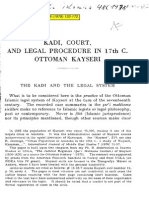 Jennings-Kadi Court and Legal Procedure