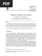 Imaeda -- Sedenions- Algebra and Analysis