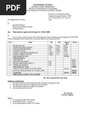 Work Order