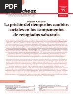 CaCambios sociales en los campamentos de tindoufmbios Sociales Campamentos Tinduf