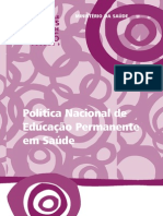 Volume 9_Política Nacional de Educação Permanente Em Saúde