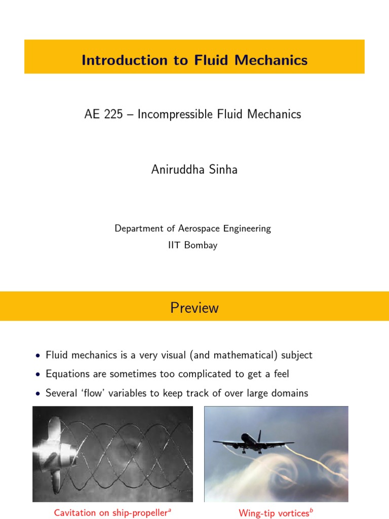 Introduction To Fluid Mechanics | PDF | Fluid Mechanics | Fluid Dynamics