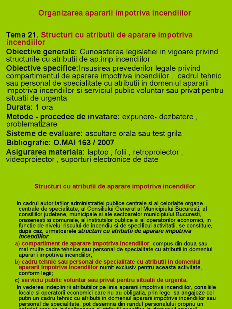 Organizarea Apararii Impotriva Incendiilor