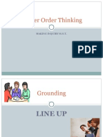 Higher Order Thinking Strategies