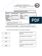 unidad 1 Ciencias Naturales 3° básico