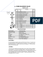 Manual de Partes Valvula Solenoide Tipo V