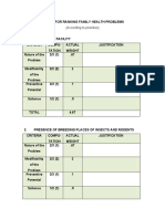 Scales For Ranking Family Health Problems