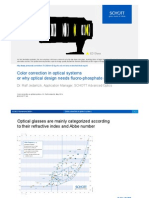 Schott Fluoro Phosphate Glasses May 2014 - Low Dispersion For Secondary Chromatic