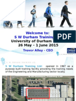 S W Durham Training Ltd PEAC Course Health and Safety Introduction